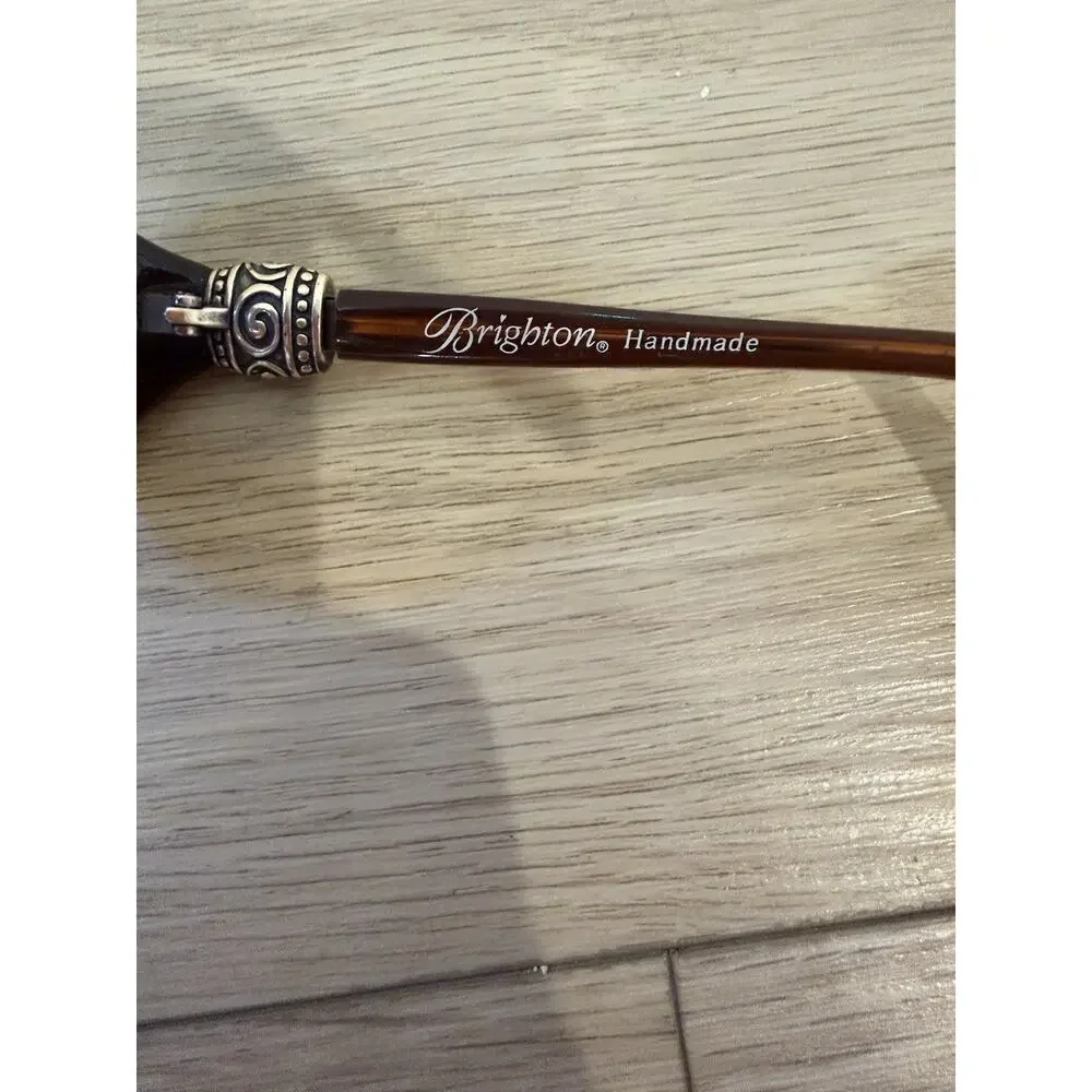 Brighton Ayu Bead Brown Sunglasses Handmade